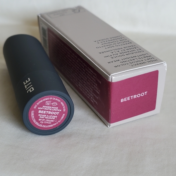 NIB Bite Beauty Power Move Hydrating Soft Matte Lipstick in Beetroot - Picture 8 of 8